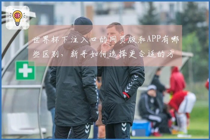 世界杯下注入口的网页版和APP有哪些区别,新手如何选择更合适的方式?
